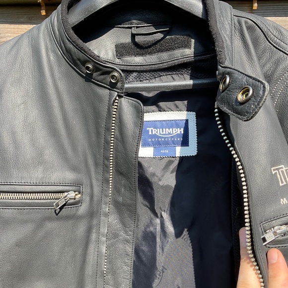 Leather motorcycle jacket - Picture 2 of 3